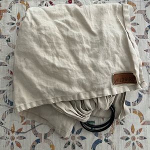 Wildbird Ring Sling - Sparrow (Beige) with black rings